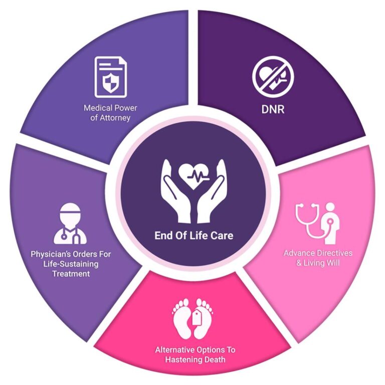 End Of Life Care Planning Infographics