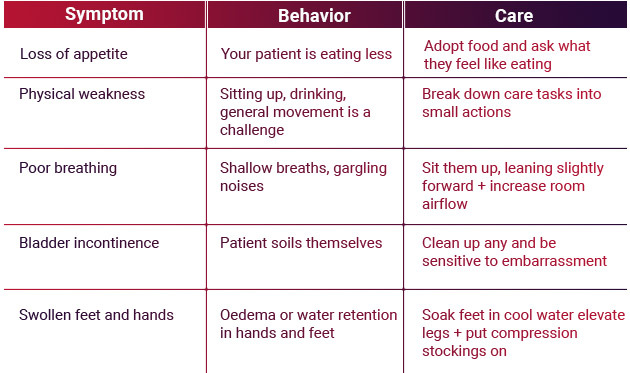 Signs Of Someone Dying