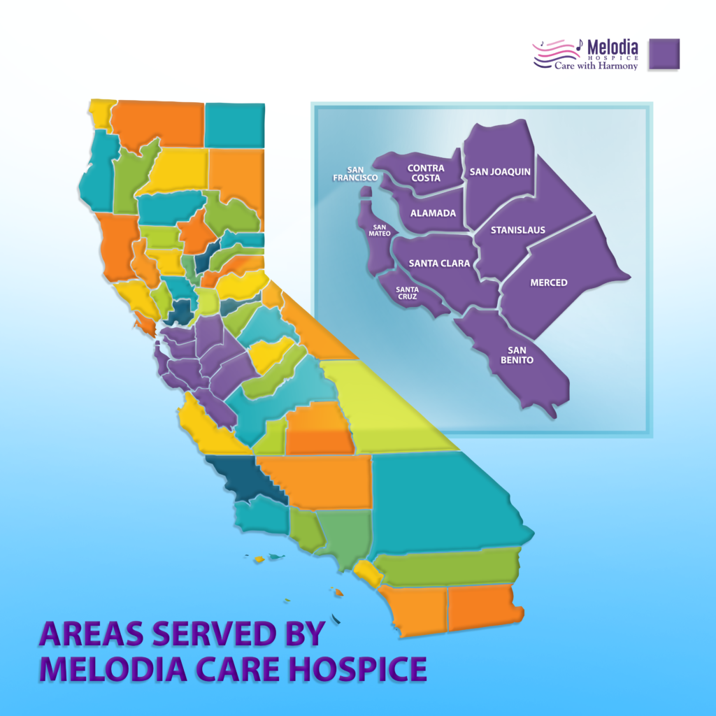 Area Served By Melodia Care Hospice