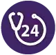 Medical 24hour icon
