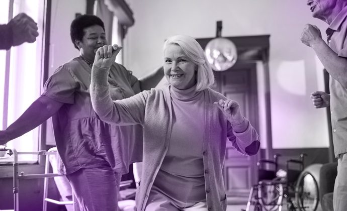 Hospice Patients Enjoying Music Therapy